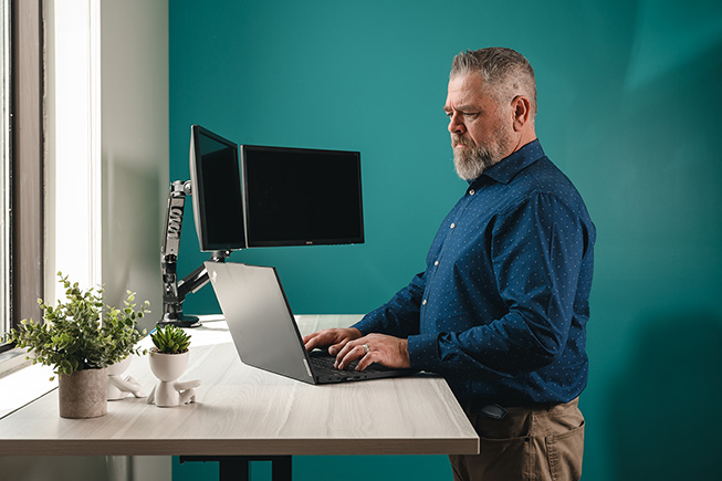 lighting for office furniture space